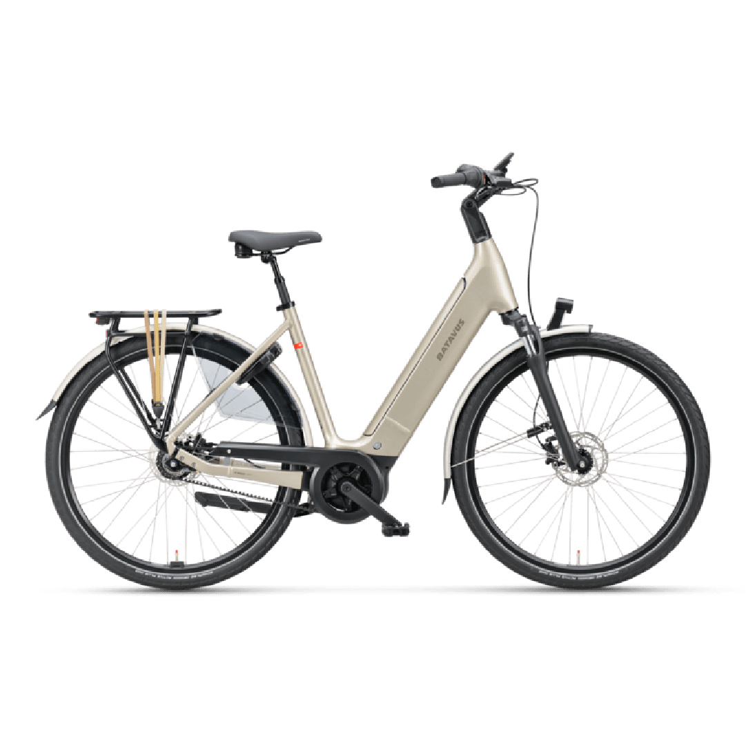 batavus e bike finez dames Batavus Finez E-go Power Exclusive Low Entry Champagne Gold