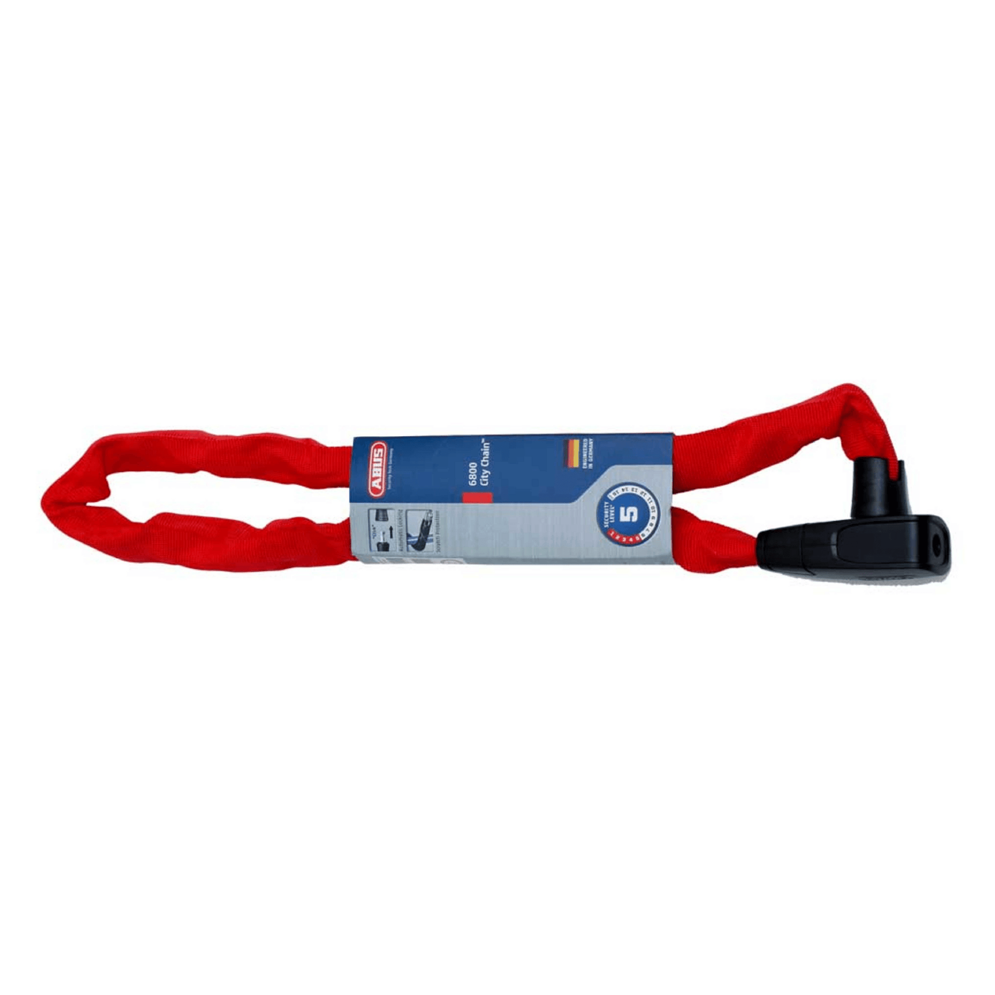 Chain lock Abus CityChain 6800 85cm x 6mm Red